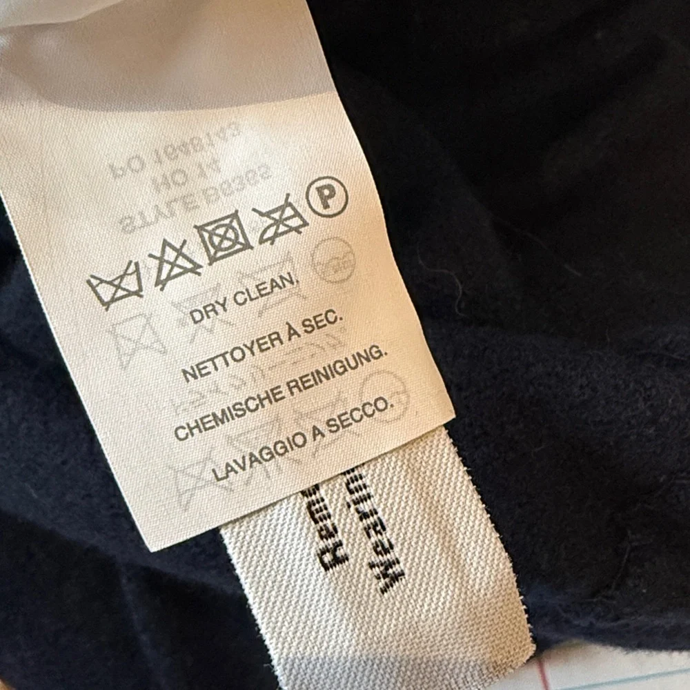 J.Crew Men’s 100% Brushed Merino Wool Navy Crewneck Sweater New No Tags M